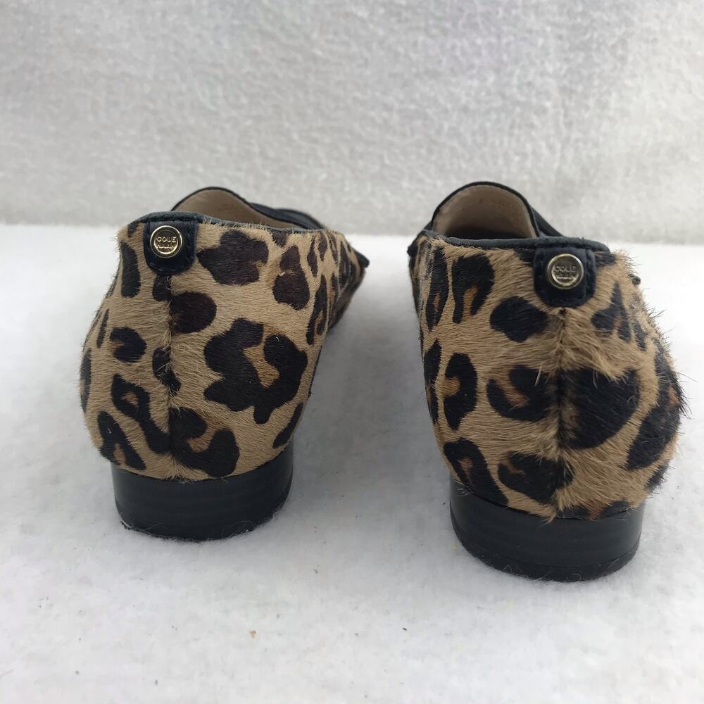 COLE HAAN Go To Grand 360 Women's Leopard Print Leather Slip-On Loafers Size 8B - Picture 8 of 13